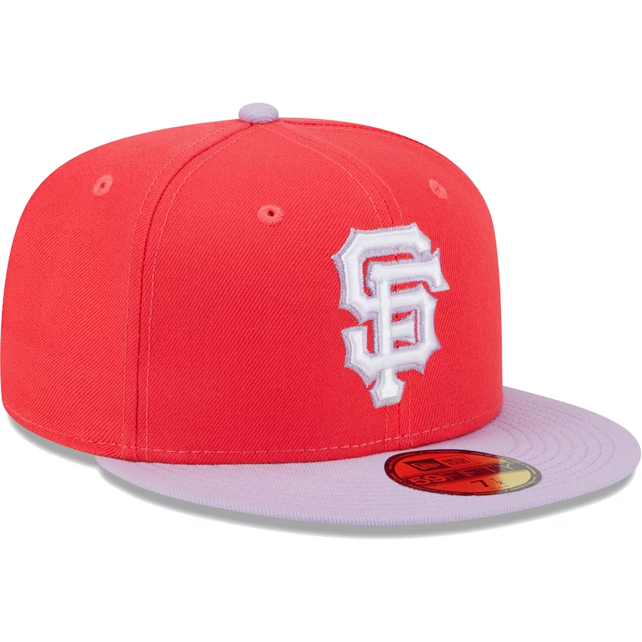 New Era San Francisco Giants Spring Red/Lavender 2023 59FIFTY Fitted Hat