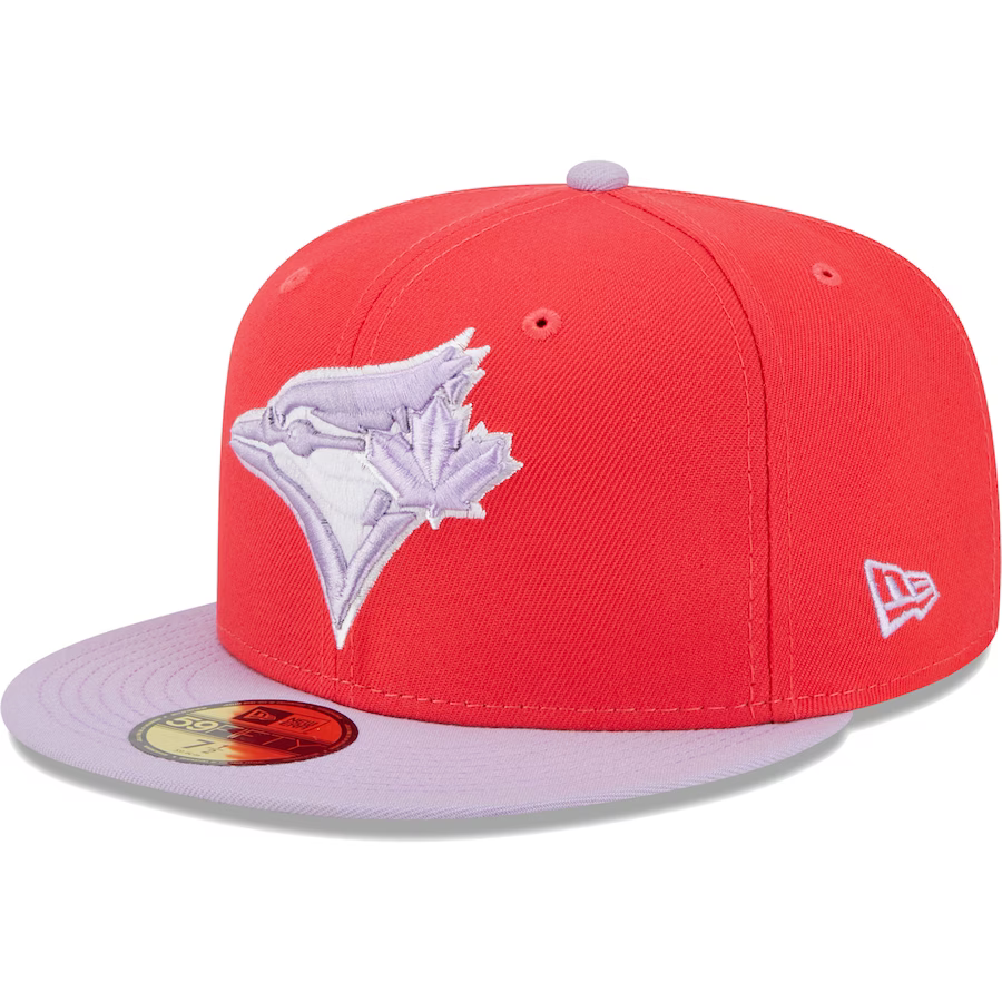 New Era Toronto Blue Jays Spring Red/Lavender 2023 59FIFTY Fitted Hat