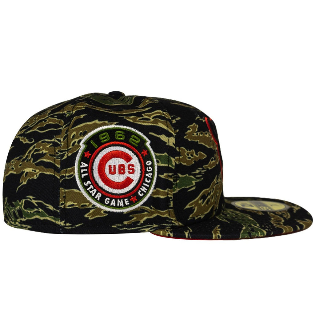 New Era Chicago Cubs Tiger Camo Sidepatch 59FIFTY Fitted Hat