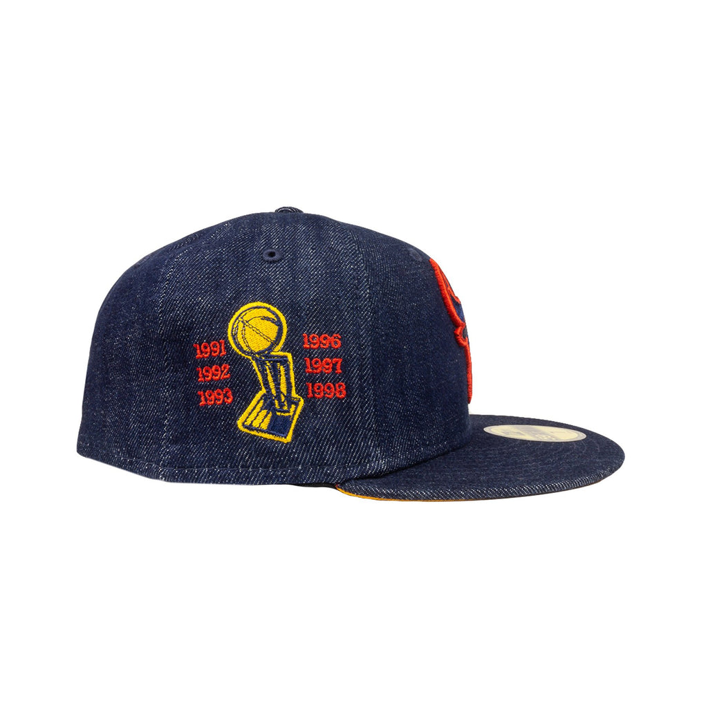 New Era Chicago Bulls Denim Championship Patch 59FIFTY Fitted Hat