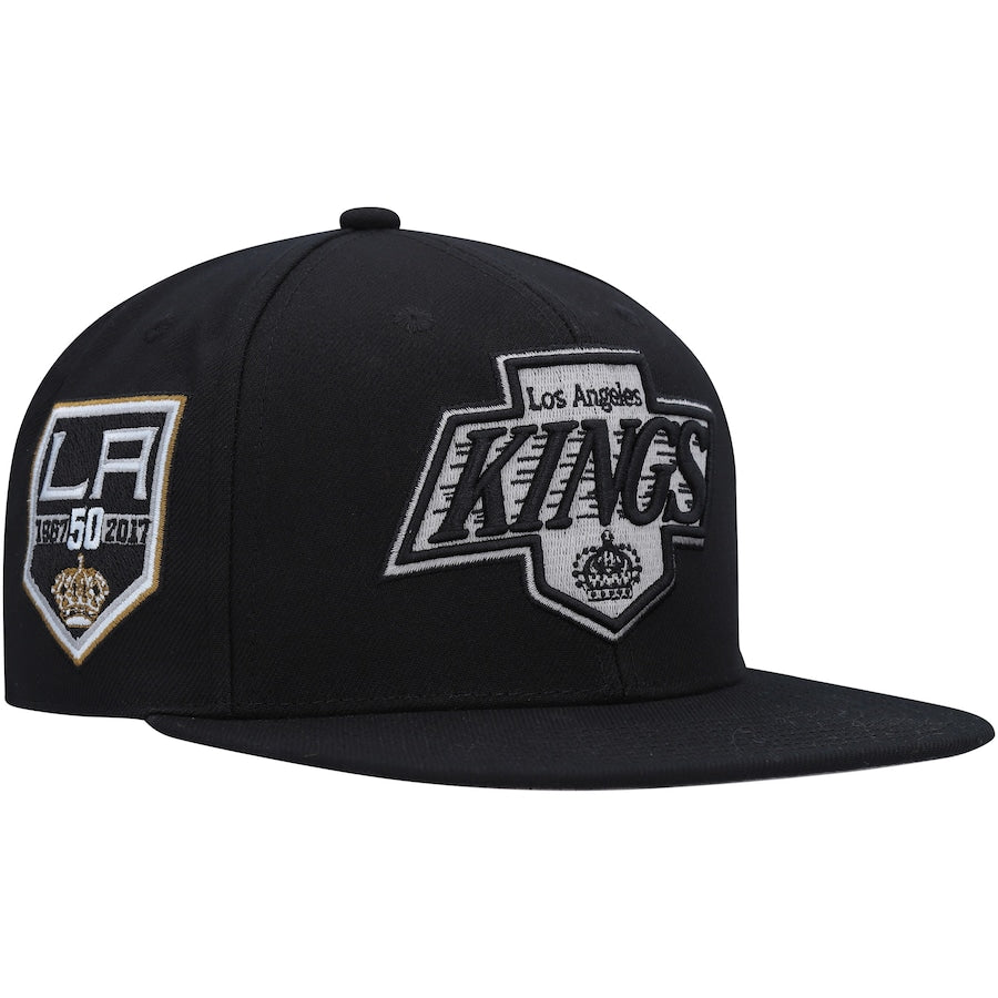 Mitchell & Ness Los Angeles Kings Black Vintage Fitted Hat