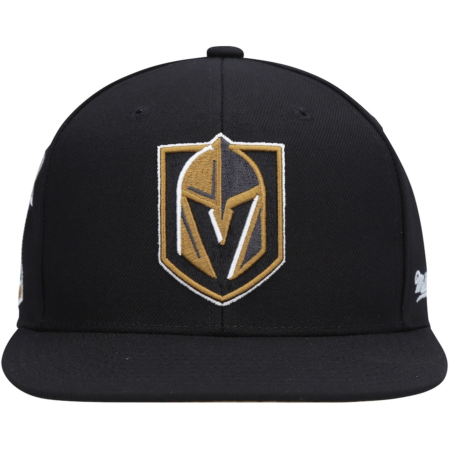 Mitchell & Ness Vegas Golden Knights Black Vintage Fitted Hat