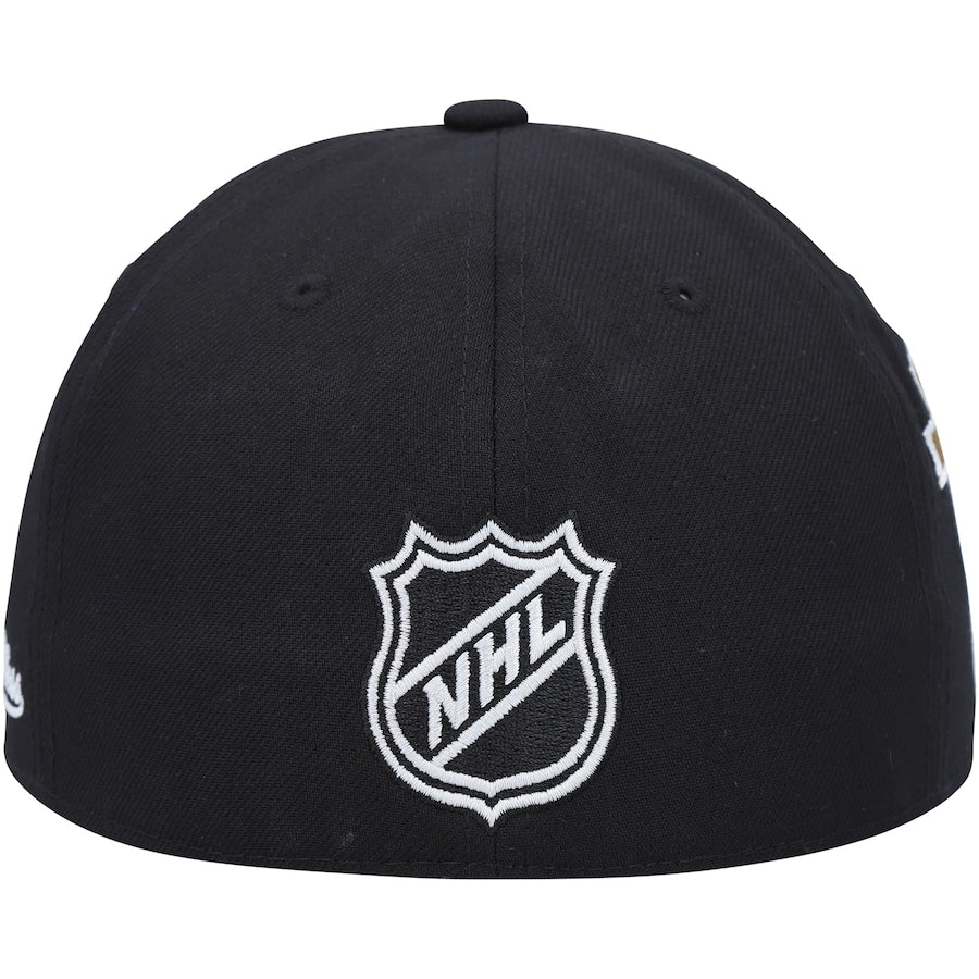 Mitchell & Ness Vegas Golden Knights Black Vintage Fitted Hat