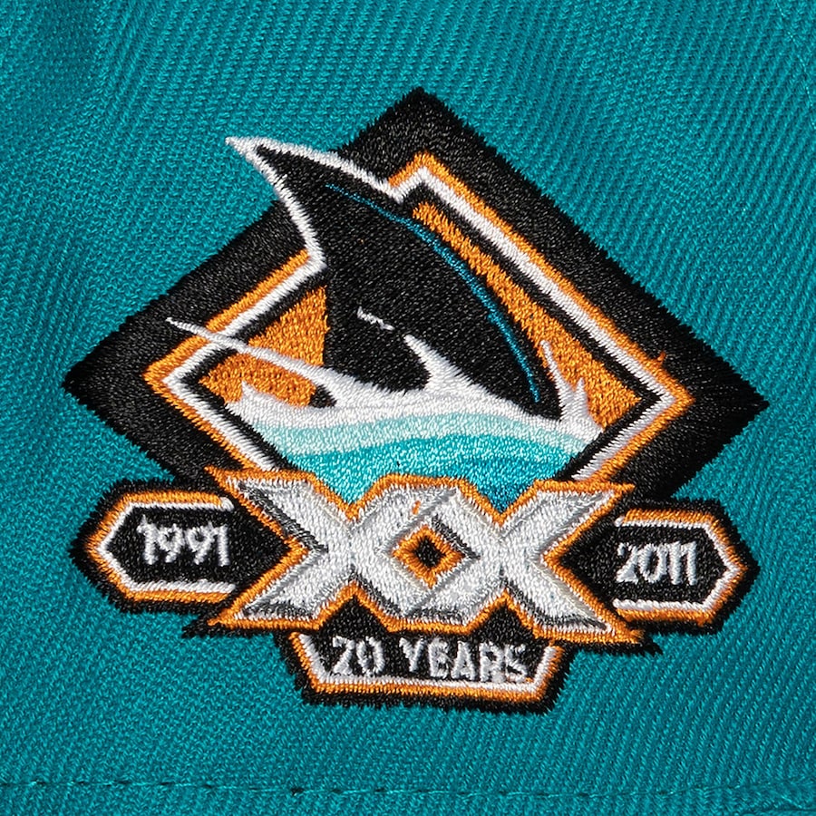 San Jose Sharks Men's New Era 2Tone Crest Logo 5950 Fitted