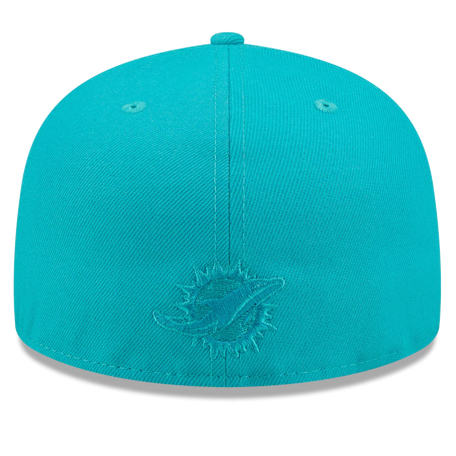 New Era Miami Dolphins Teal Tonal 2022 Sideline 59FIFTY Fitted Hat