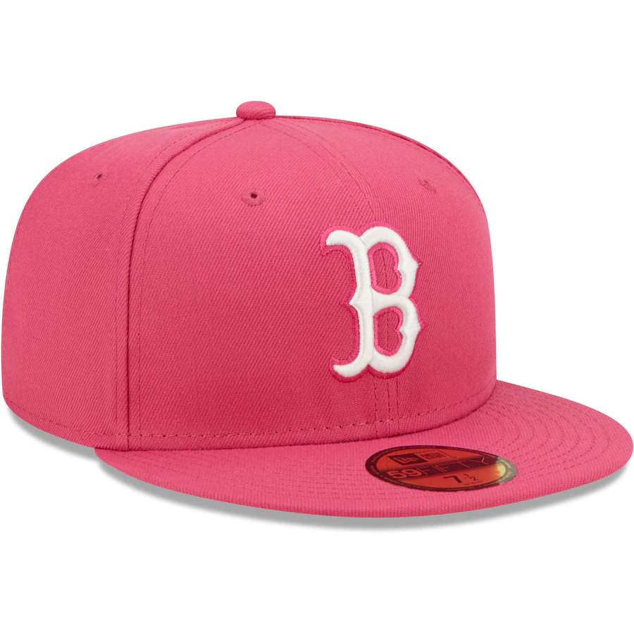 New Era Boston Red Sox Hot Pink 59FIFTY Fitted Hat