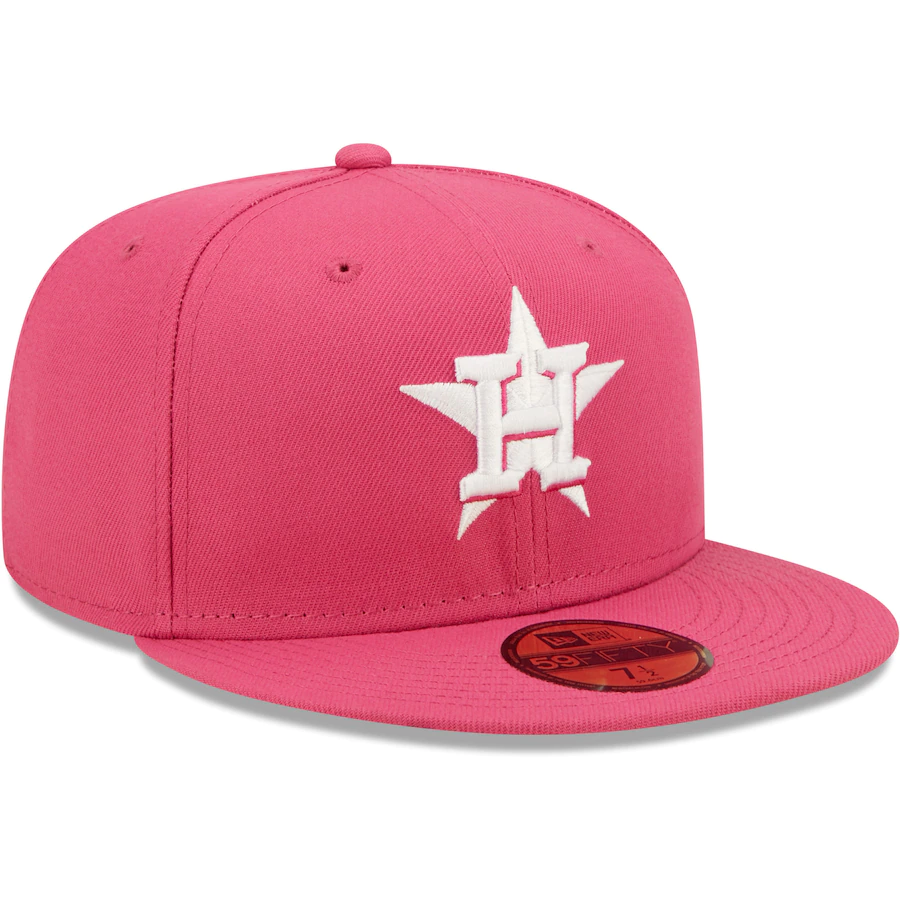 New Era Houston Astros Hot Pink 59FIFTY Fitted Hat