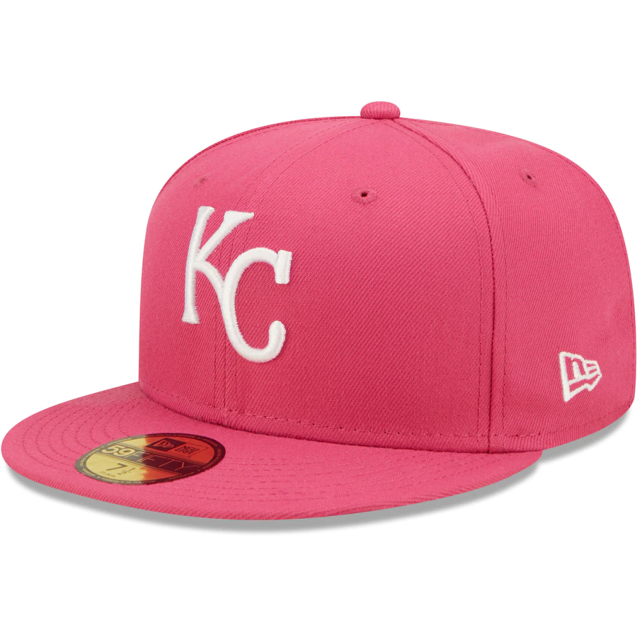 New Era Kansas City Royals Hot Pink 59FIFTY Fitted Hat
