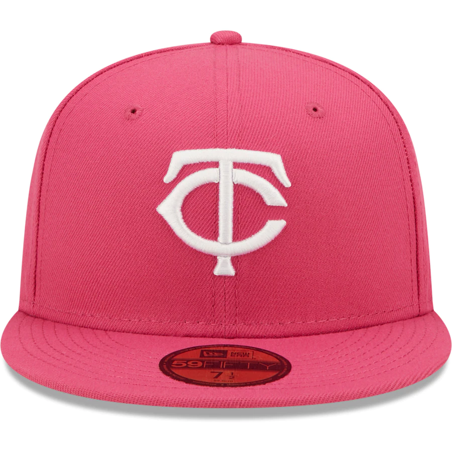 New Era Minnesota Twins Hot Pink 59FIFTY Fitted Hat