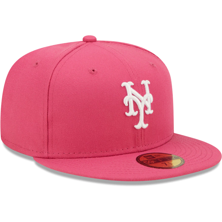New Era New York Mets Hot Pink 59FIFTY Fitted Hat