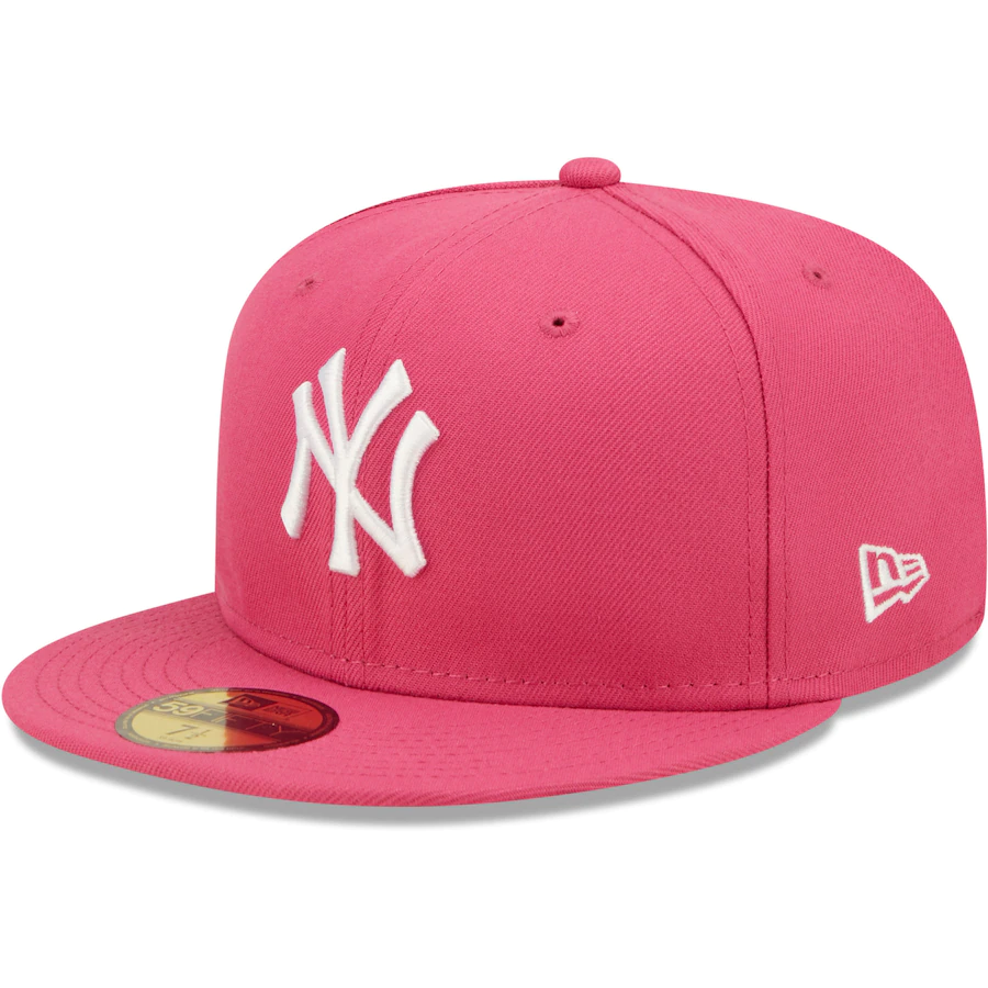 New Era New York Yankees Hot Pink 59FIFTY Fitted Hat