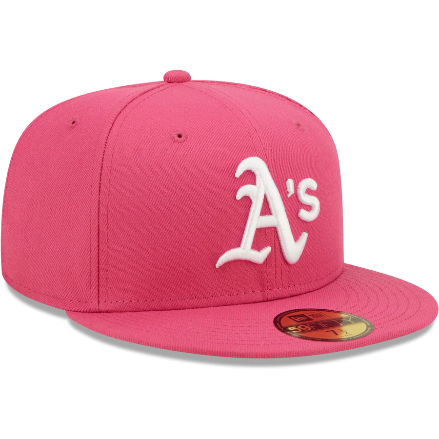New Era Oakland Athletics Hot Pink 59FIFTY Fitted Hat