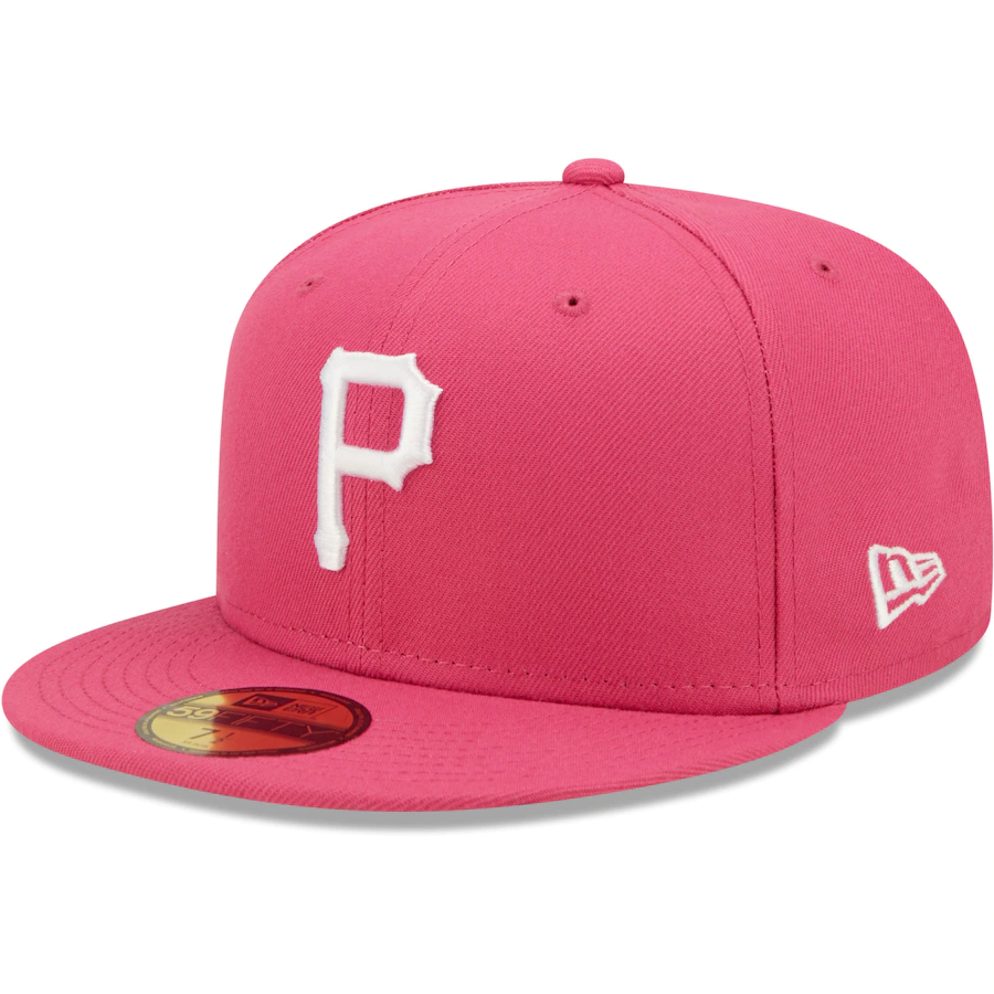 New Era Pittsburgh Pirates Hot Pink 59FIFTY Fitted Hat