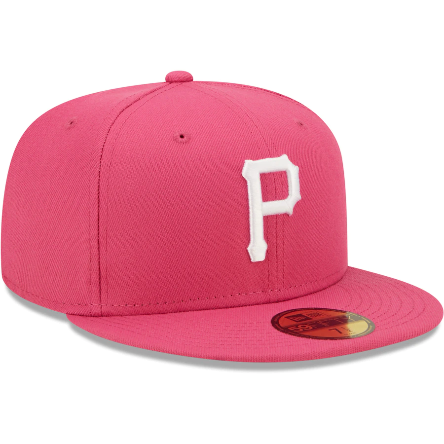 New Era Pittsburgh Pirates Hot Pink 59FIFTY Fitted Hat