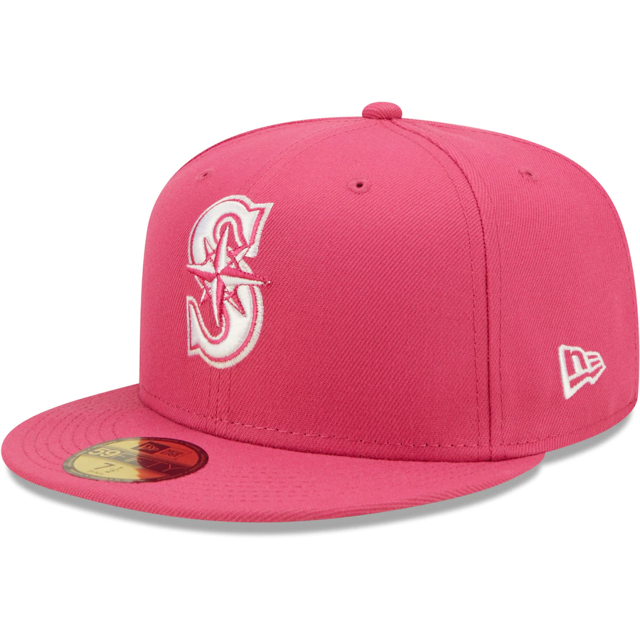 New Era Seattle Mariners Hot Pink 59FIFTY Fitted Hat