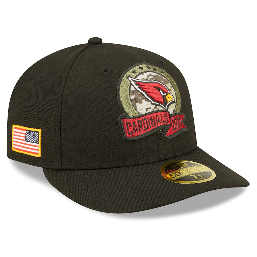 New Era Arizona Cardinals 2022 Salute To Service Low Profile 59FIFTY Fitted Hat