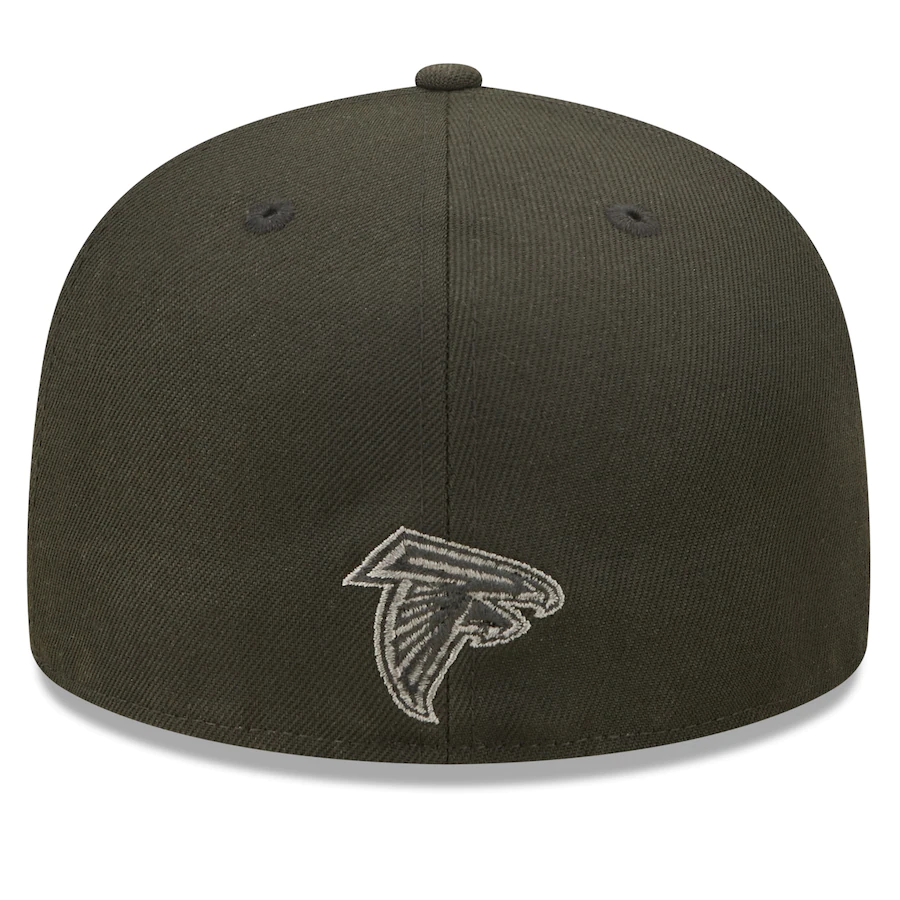 New Era Atlanta Falcons Black Tonal 2022 Sideline 59FIFTY Fitted Hat