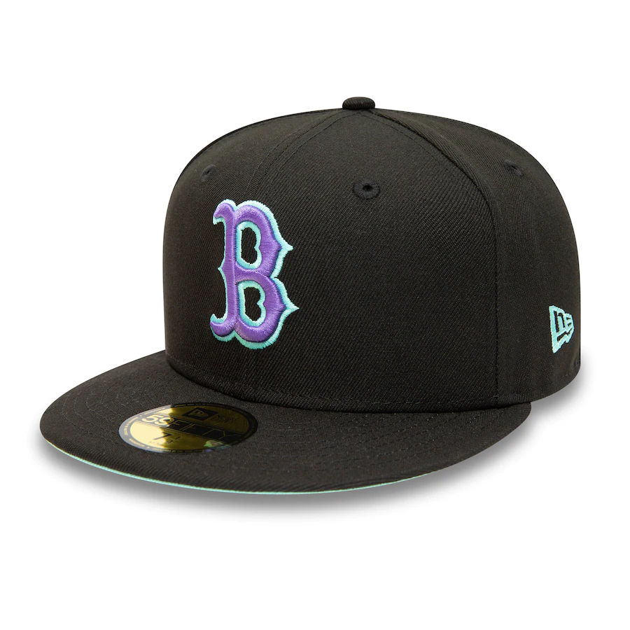 New Era Boston Red Sox 2013 World Series Black Light 59FIFTY Fitted Hat