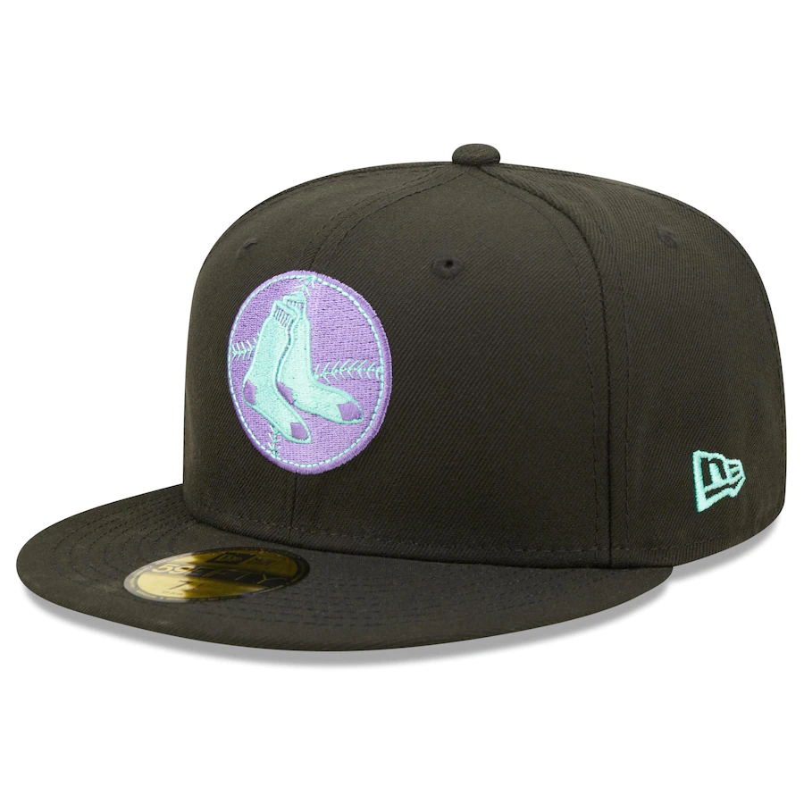 New Era Boston Red Sox Alternate Logo Black Light 59FIFTY Fitted Hat