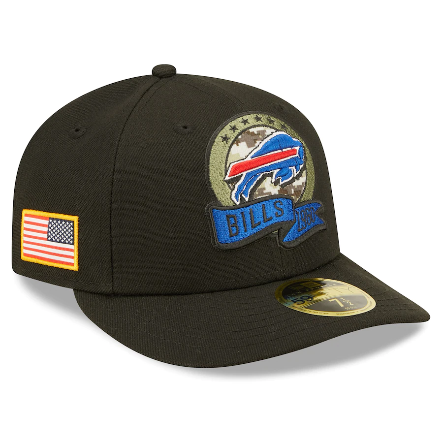New Era Buffalo Bills 2022 Salute To Service Low Profile 59FIFTY Fitted Hat