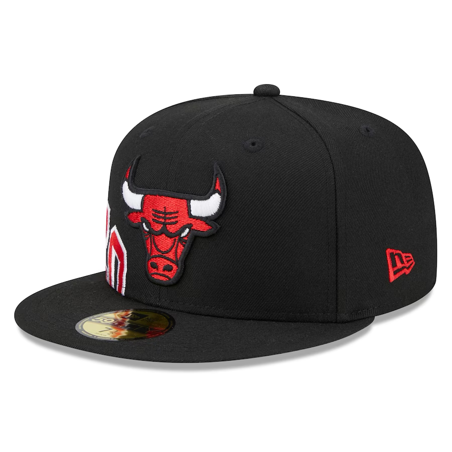 New Era Chicago Bulls Side Arch Jumbo 59FIFTY Fitted Hat
