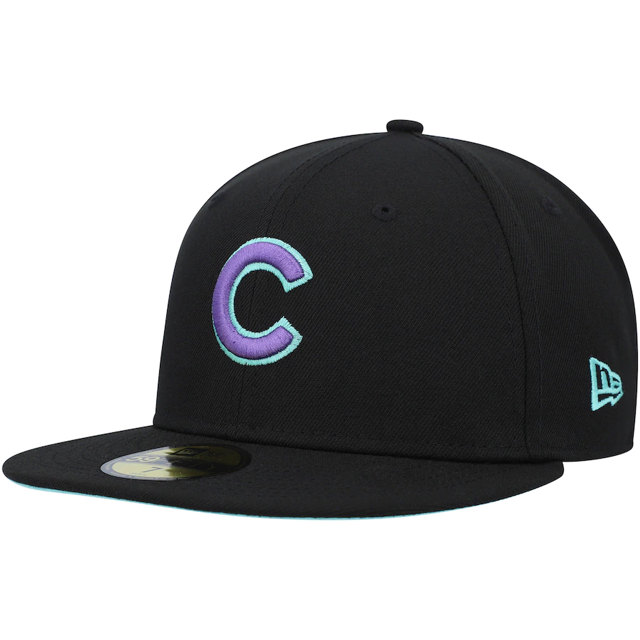 New Era Chicago Cubs 2016 World Series Black Light 59FIFTY Fitted Hat
