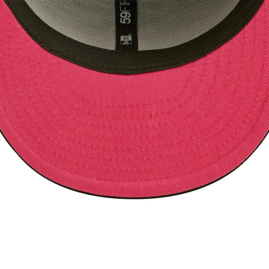 New Era Cincinnati Reds Black Summer Sherbet 59FIFTY Fitted Hat