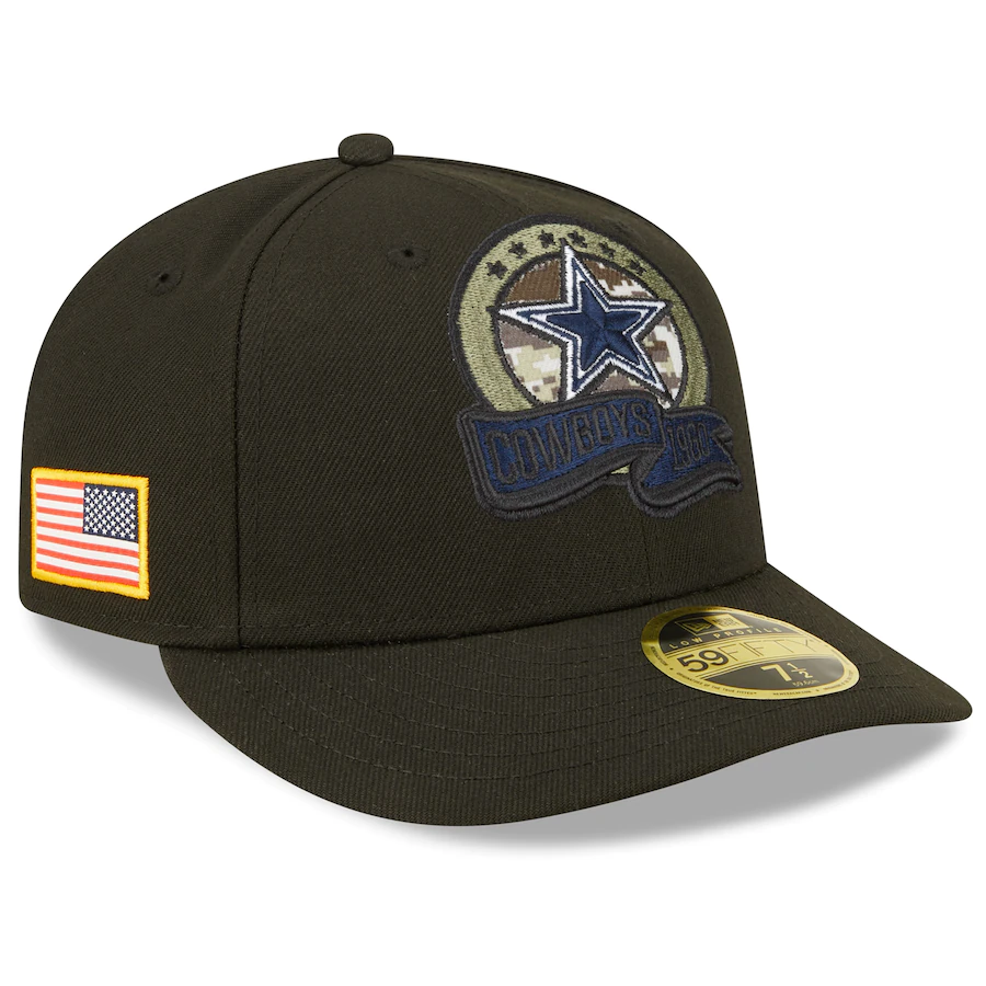 New Era Dallas Cowboys 2022 Salute To Service Low Profile 59FIFTY Fitted Hat