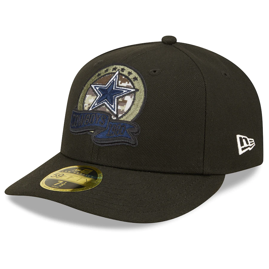 New Era Dallas Cowboys 2022 Salute To Service Low Profile 59FIFTY Fitted Hat