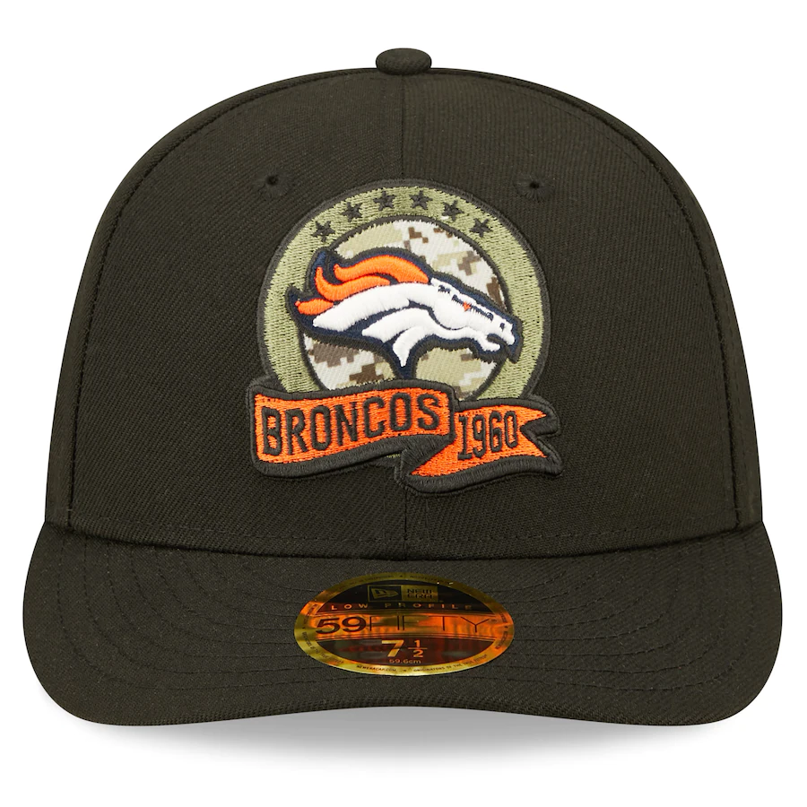 New Era Denver Broncos 2022 Salute To Service Low Profile 59FIFTY Fitted Hat
