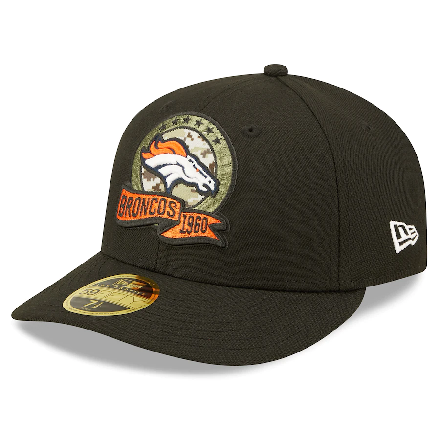 New Era Denver Broncos 2022 Salute To Service Low Profile 59FIFTY Fitted Hat