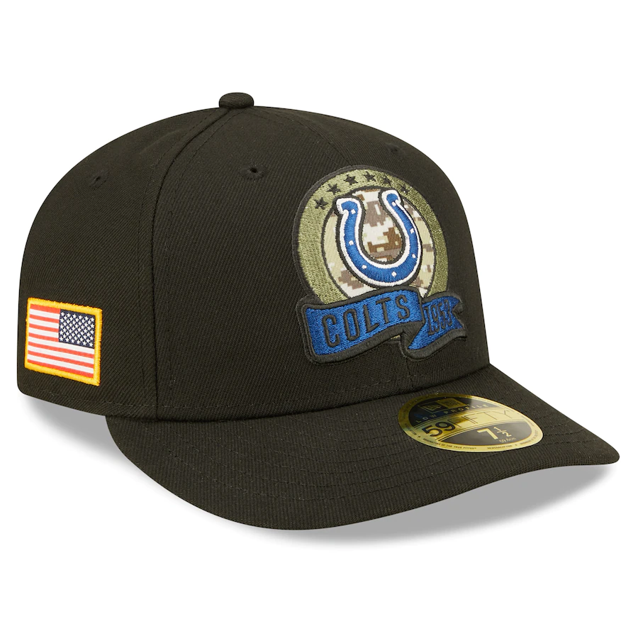 New Era Indianapolis Colts 2022 Salute To Service Low Profile 59FIFTY Fitted Hat