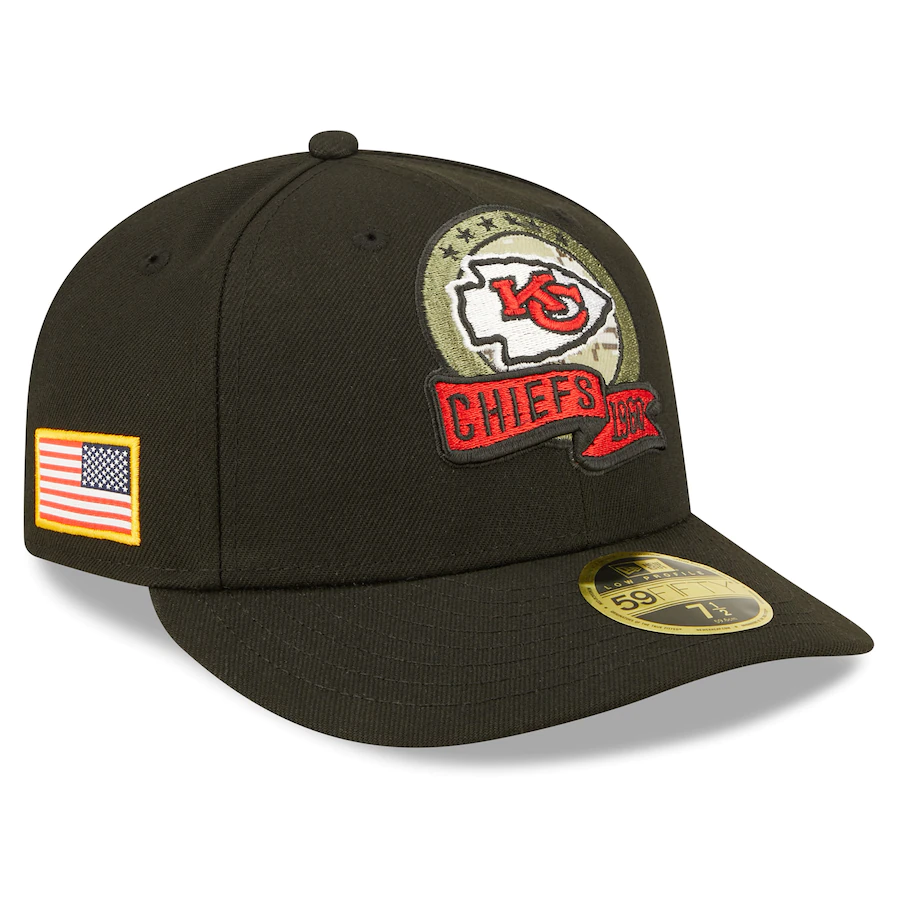 New Era Kansas City Chiefs 2022 Salute To Service Low Profile 59FIFTY Fitted Hat