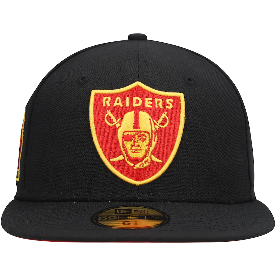 New Era Las Vegas Raiders Black 1993 Pro Bowl Cobra Kai 2022 59FIFTY Fitted Hat