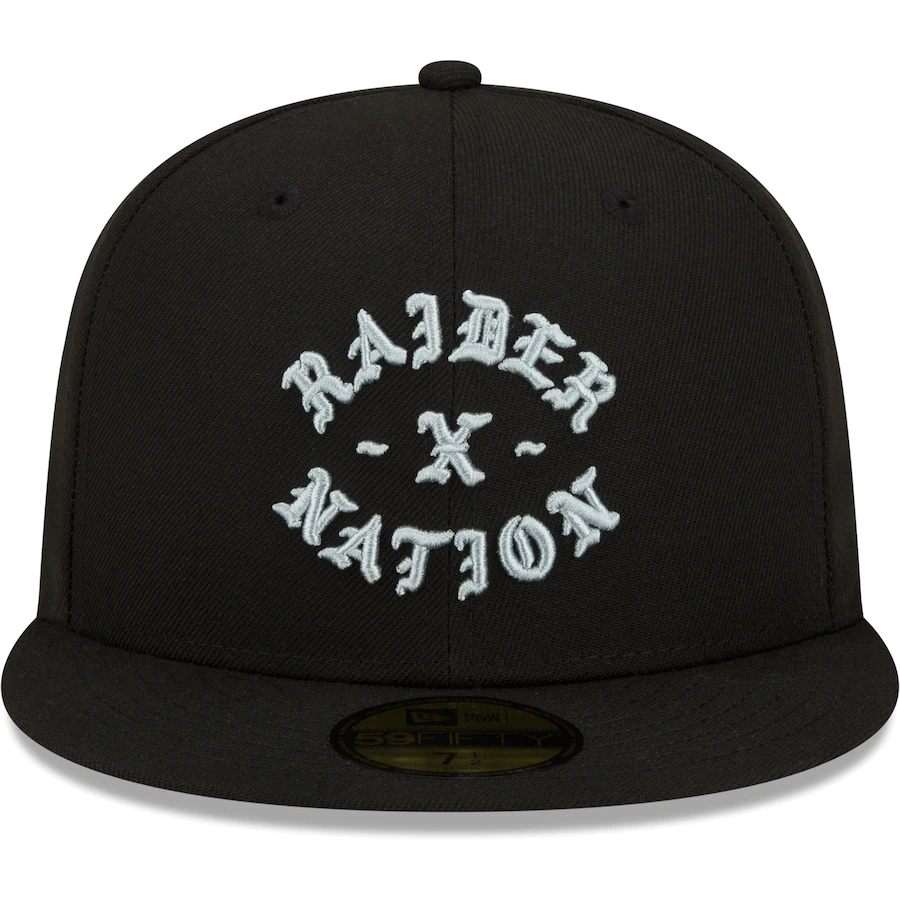 New Era Las Vegas Raiders Black Born x Raised 59FIFTY Fitted Hat