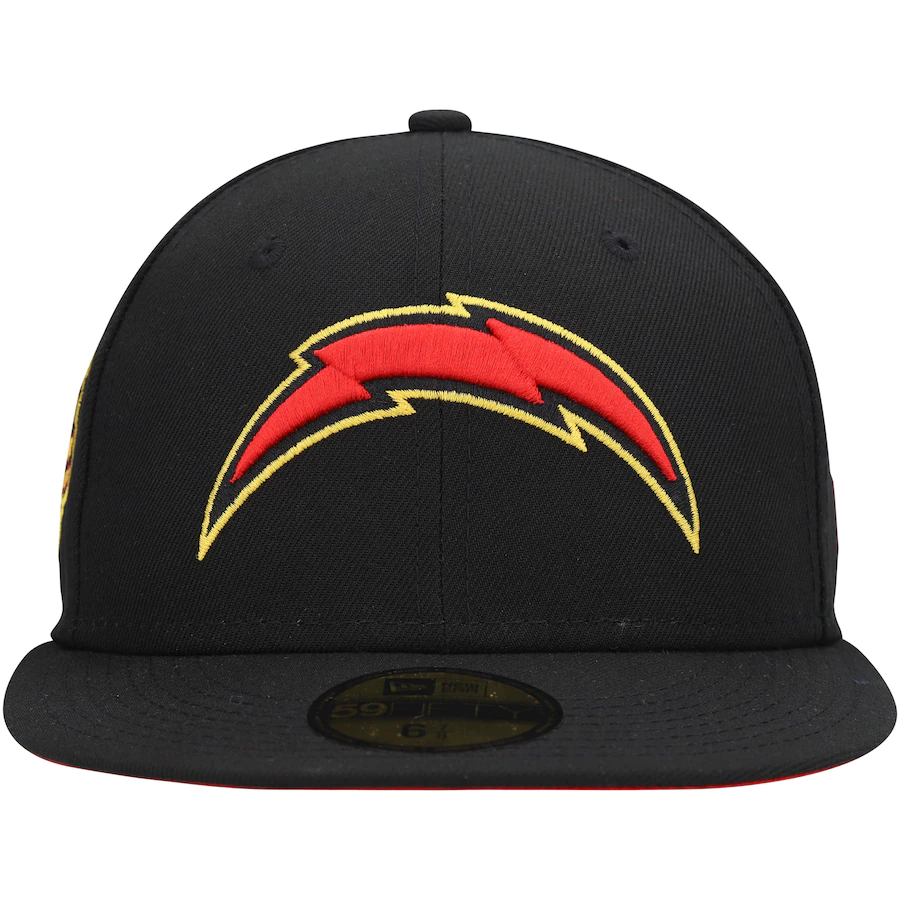 New Era Los Angeles Chargers Black 1999 Pro Bowl Cobra Kai 2022 59FIFTY Fitted Hat