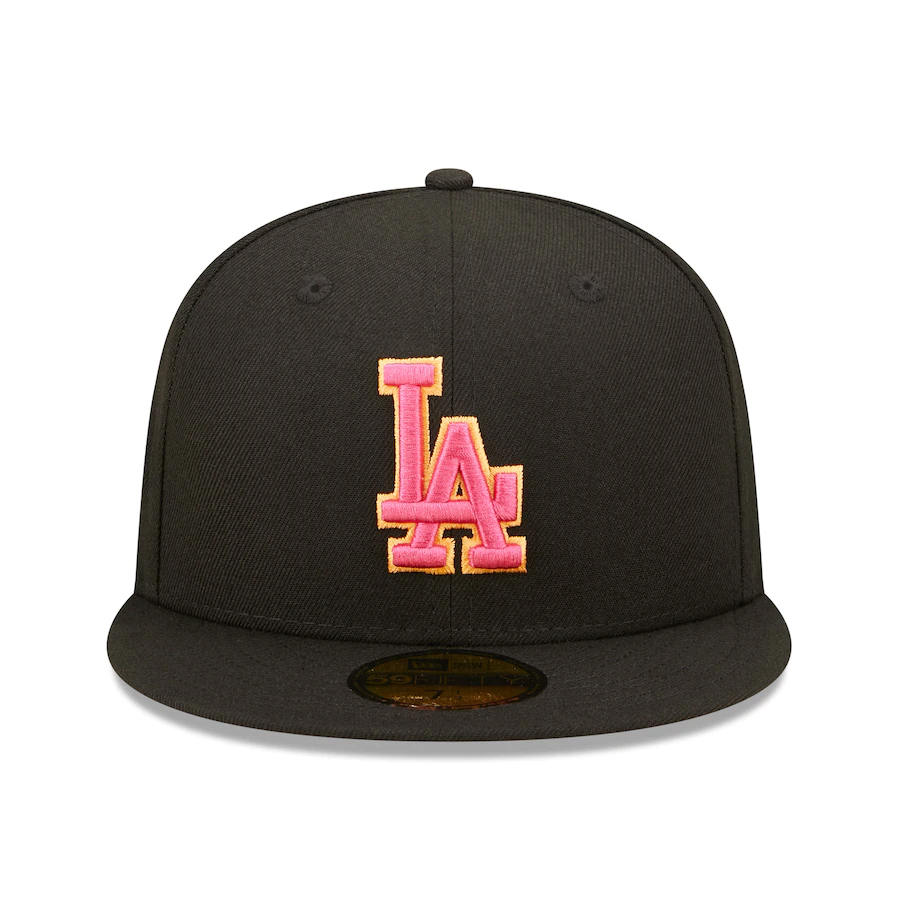New Era Los Angeles Dodgers Black Summer Sherbet 59FIFTY Fitted Hat