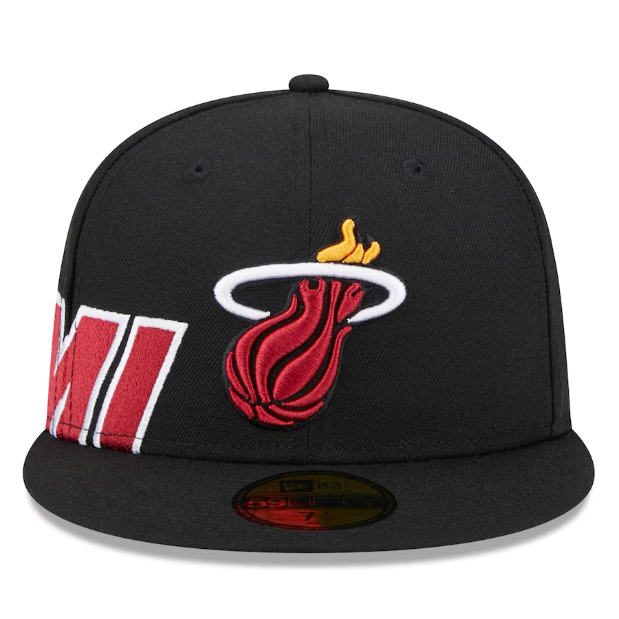 New Era Miami Heat Side Arch Jumbo 59FIFTY Fitted Hat