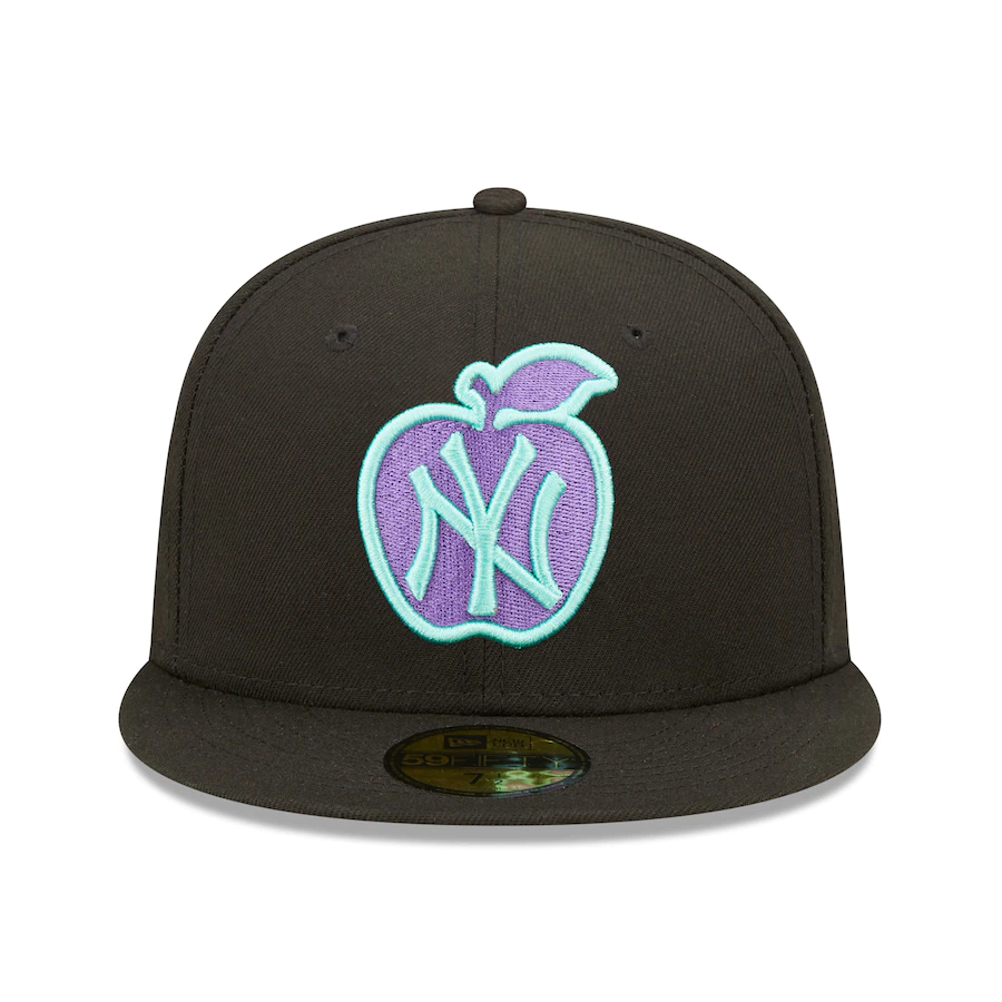 New Era New York Yankees 100th Anniversary Black Light 59FIFTY Fitted Hat