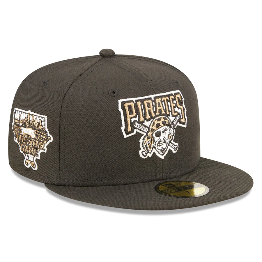 New era Pittsburgh Pirates Black 2006 All-Star Game Wheat Undervisor 59FIFTY Fitted Hat