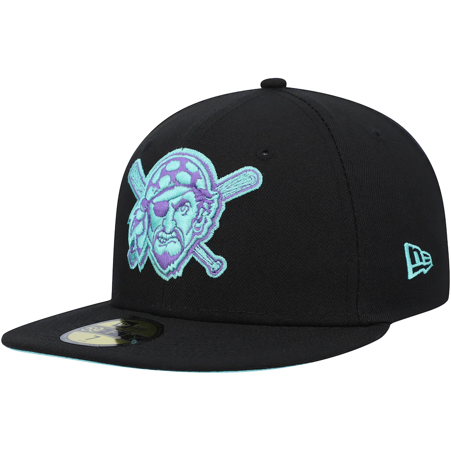 new era pittsburgh pirates three rivers stadium black light 59fifty ...