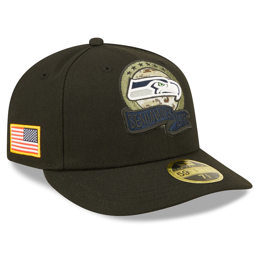 New Era Seattle Seahawks 2022 Salute To Service Low Profile 59FIFTY Fitted Hat
