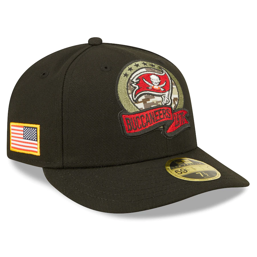 New Era Tampa Bay Buccaneers 2022 Salute To Service Low Profile 59FIFTY Fitted Hat
