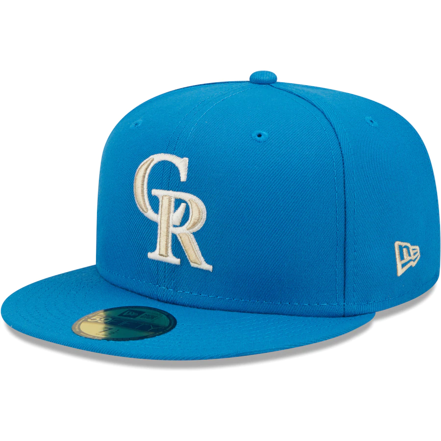 New Era Colorado Rockies Blue Stone 20th Anniversary Undervisor 59FIFT