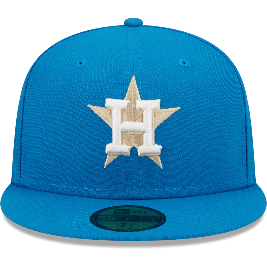 New Era Houston Astros Blue Stone 45th Anniversary Undervisor 59FIFTY Fitted Hat