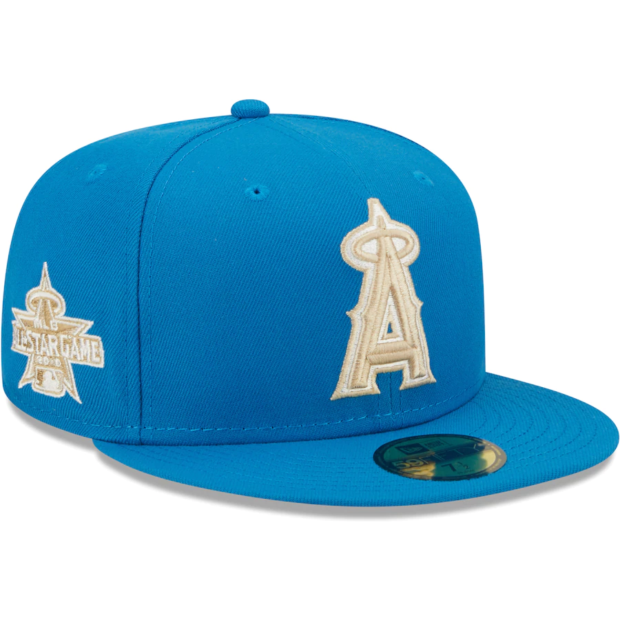 New Era Los Angeles Angels Blue Stone 2010 All-Star Game Undervisor 59FIFTY Fitted Hat