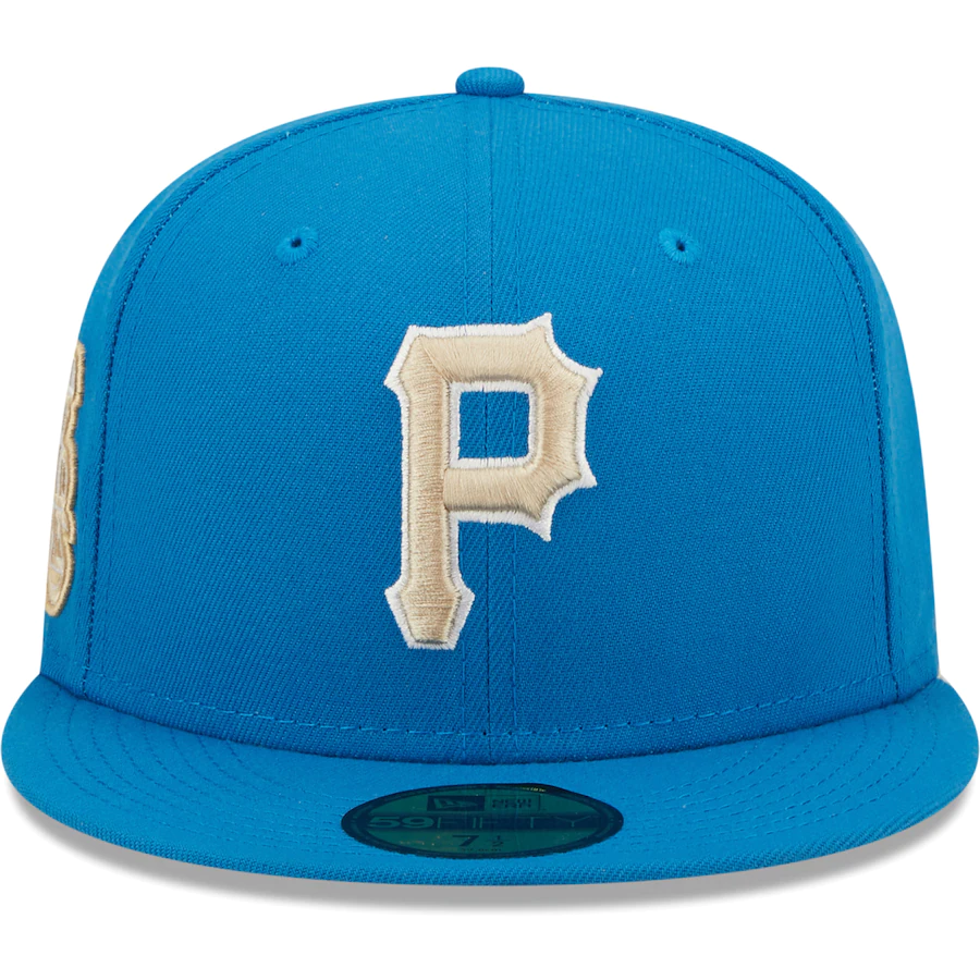 New Era Pittsburgh Pirates Blue Stone 76th World Series Undervisor 59FIFTY Fitted Hat