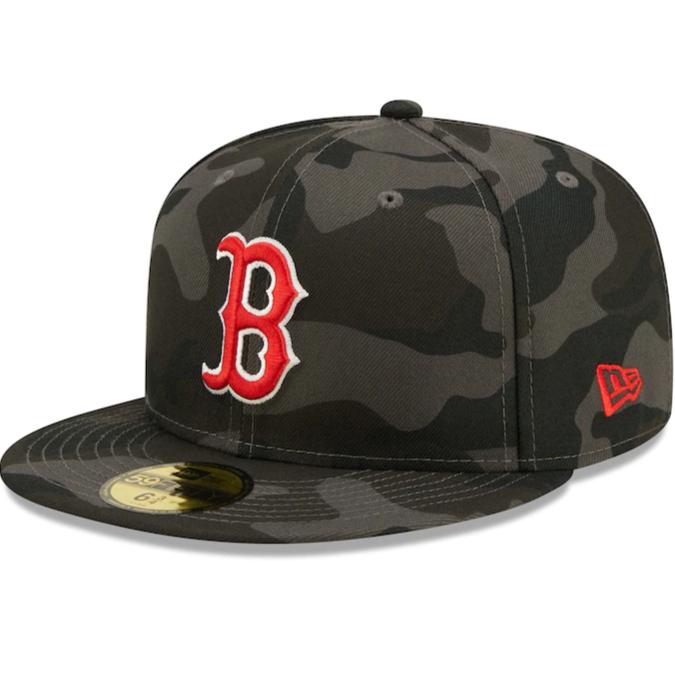 New Era Boston Red Sox Camo Dark 59FIFTY Fitted Hat