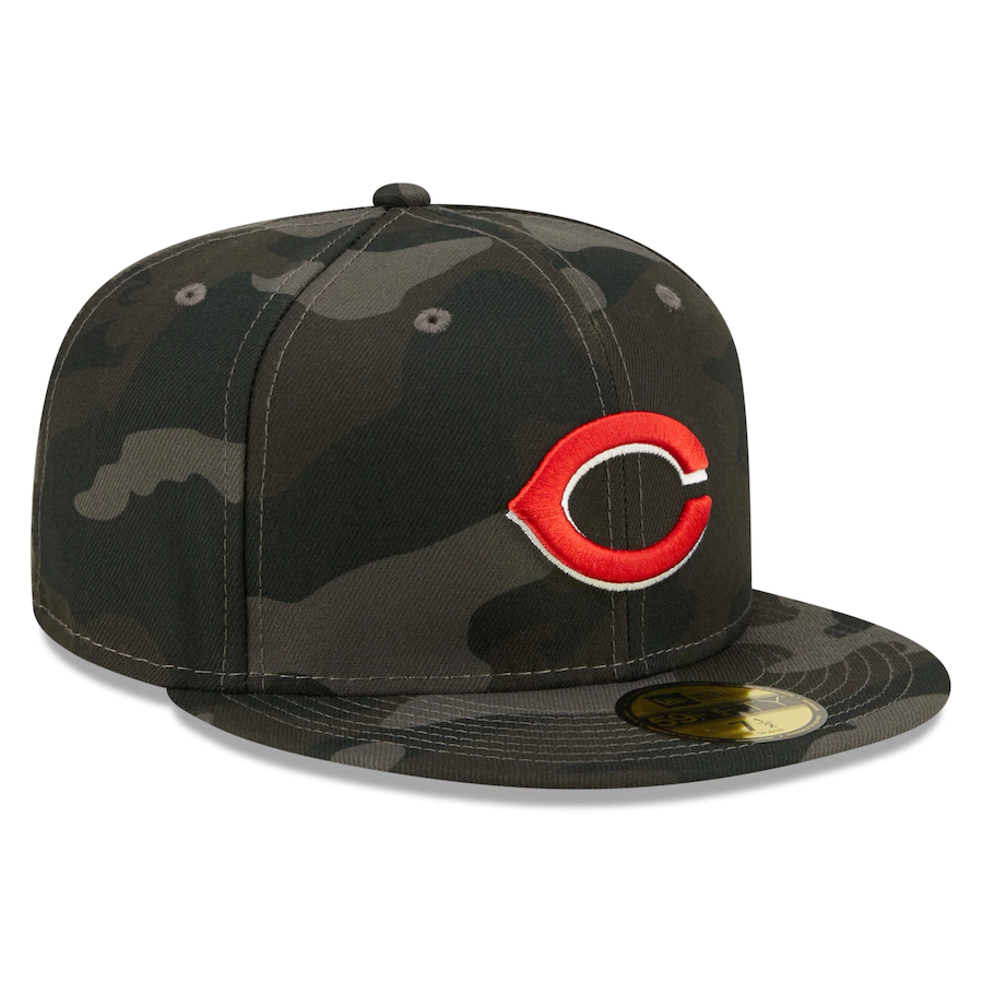 New Era Cincinnati Reds Camo Dark 59FIFTY Fitted Hat