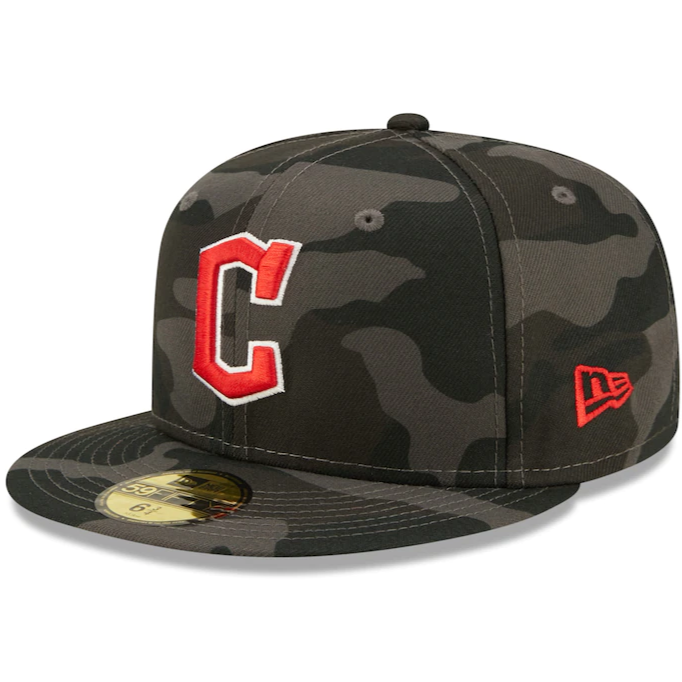New Era Cleveland Guardians Camo Dark 59FIFTY Fitted Hat